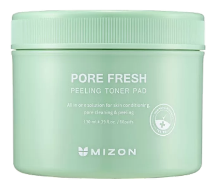 MIZON Pore Fresh pīlinga spilventiņi 60 gab., 130 ml