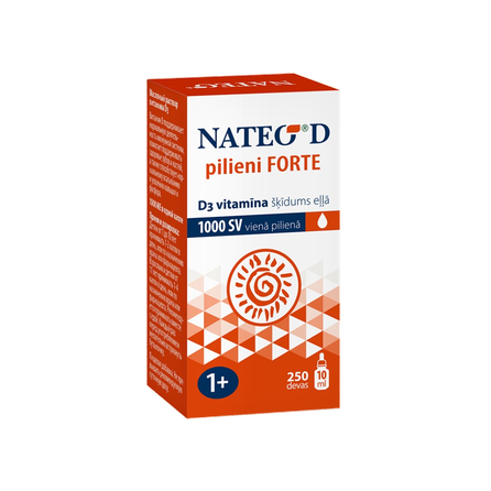 NATEO D Forte 1000 SV pilieni, 10 ml