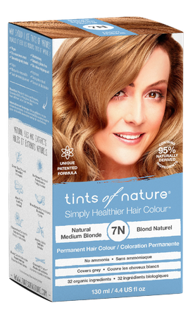 TINTS OF NATURE T7N Natural Medium Blonde matu krāsa, 130 ml