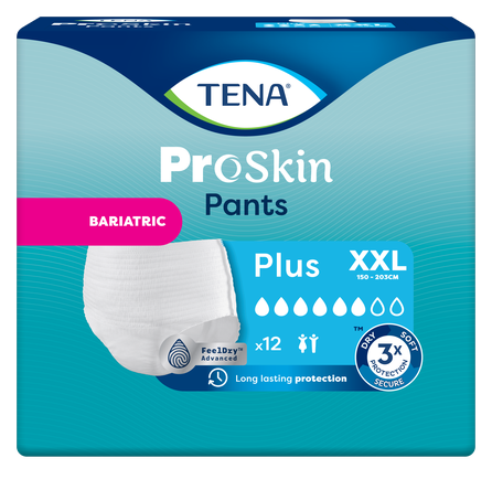 TENA Pants Plus Bariatric XXL biksītes, 12 gab.