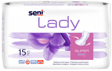 SENI Lady Super uroloģiskie ieliktņi, 15 gab.