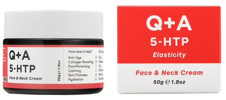 Q+A 5-HTP Face & Neck krēms, 50 ml
